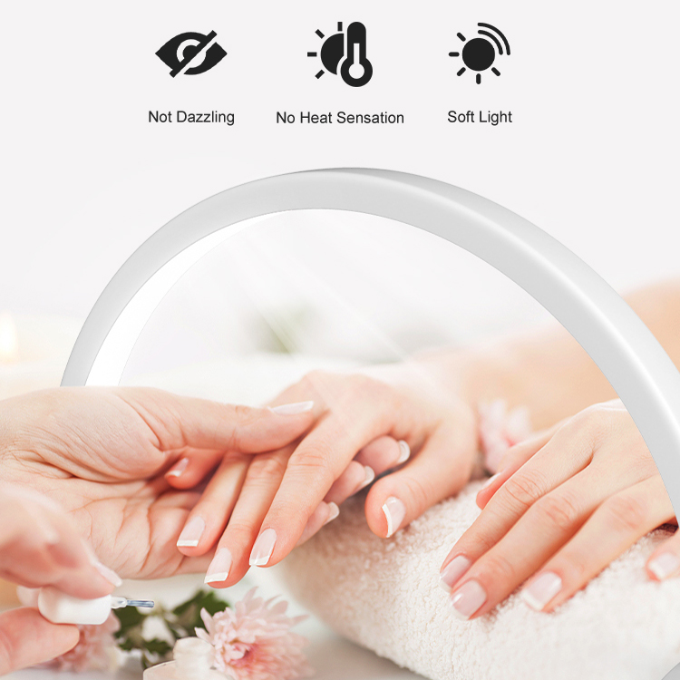 Jroming half moon nail lamp white application